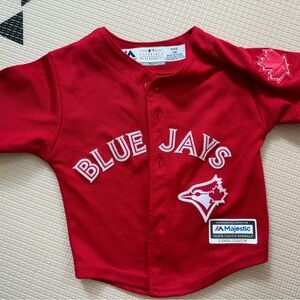 12 month baby Toronto Blue Jays red jersey